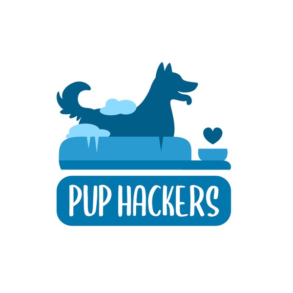 Logo design for a dog boarding, grooming and bathing service