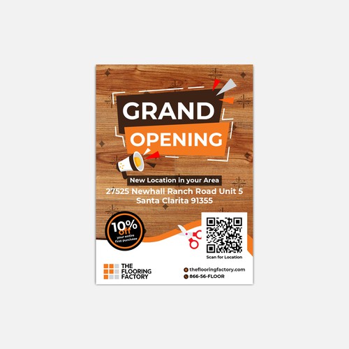 Grand Opening Flyer Design by 2thumbs