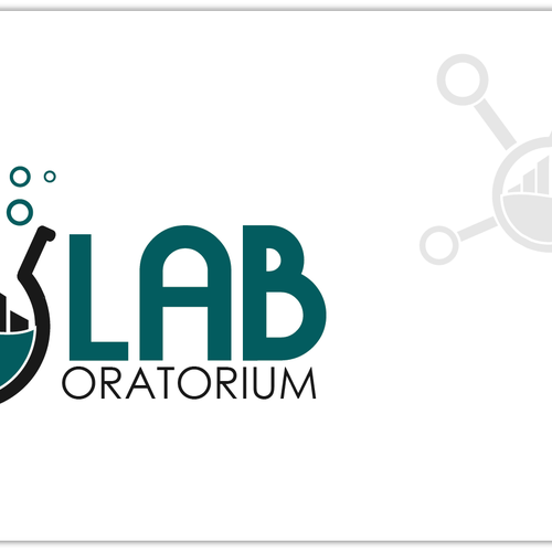 logo for "Laboratorium" or "Lab" Design by AC™