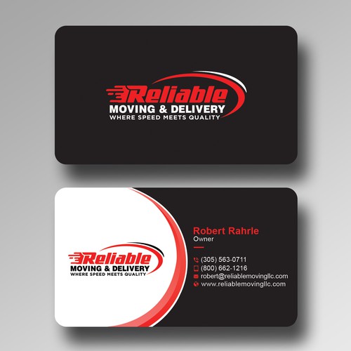 Business Card Design for Moving Company Design réalisé par Create_Point