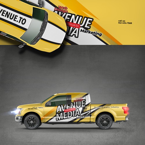 Diseño de Need A Powerful / Aggressive Construction-Focused Wrap For Our Ford Raptor! de corpNL