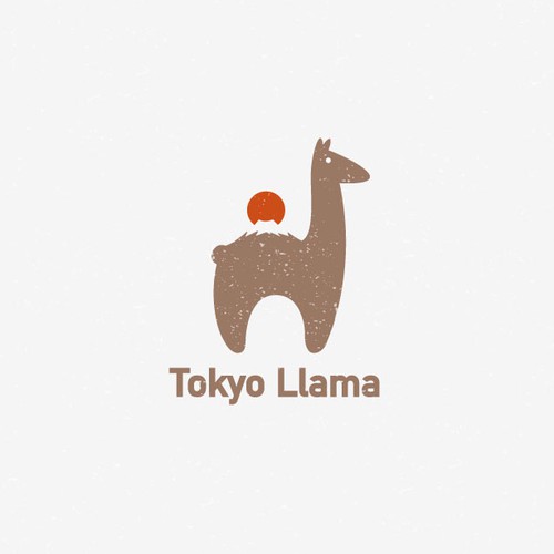Outdoor brand logo for popular YouTube channel, Tokyo Llama Diseño de gudwave