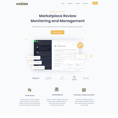 Landing page design contest entry by Creative_David