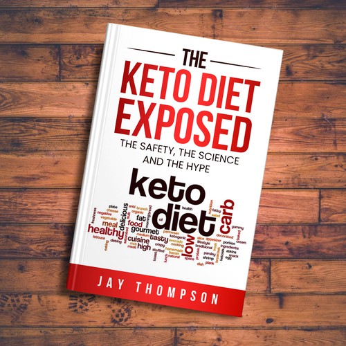 Create a cover for a book titled “The Keto Diet Exposed” Design by Zahari Studio