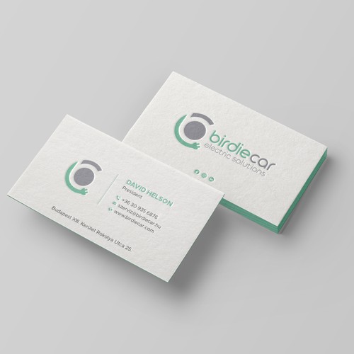 business card for company called birdie Design by Taaiebah