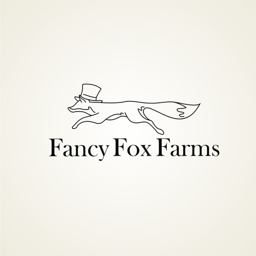 The fancy fox who runs around our farm wants to be our new logo! Design by Zamzami