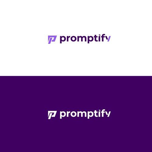 Modern, Simple and Sleek Logo for Promptify.com Design by The Gunner