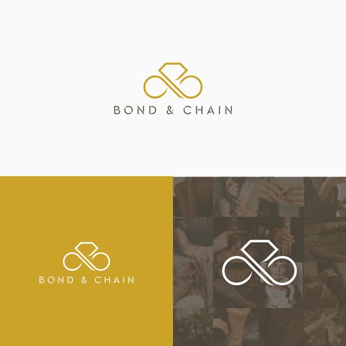 design a unique logo for our custom, infinity jewelry business Design by Millie Arts