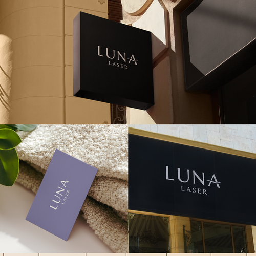 "Elegantes Logo für „Luna Laser“ – modernes Studio für Laserhaarentfernung" winning Logo design