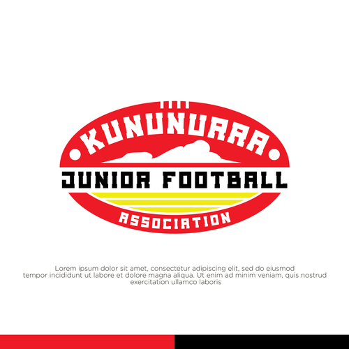 Kununurra Junior Football Association  Logo Design by Bad Flow