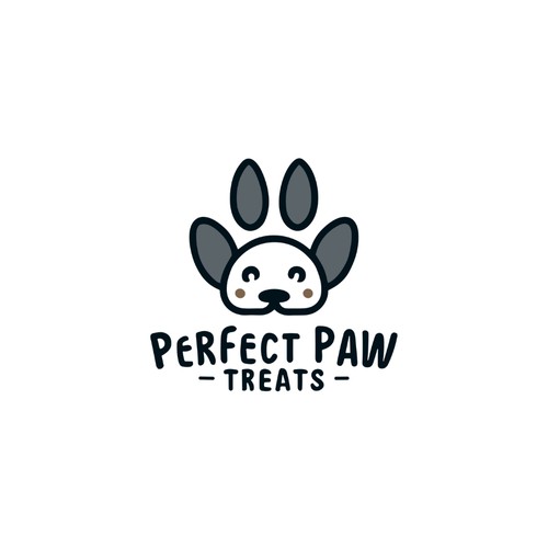 Perfect Paw Treats Modern & Vibrant Happy Logo Diseño de ap79