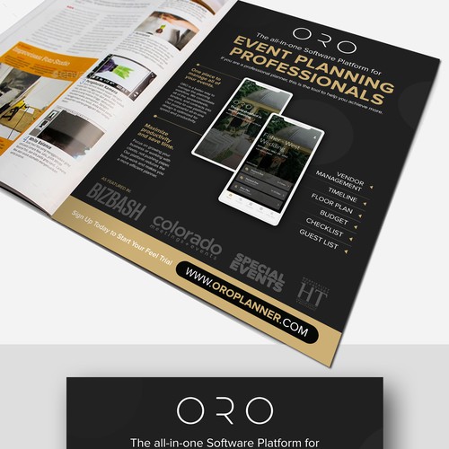 Creative Magazine Ad for A High Tech Platform Design by 123Graphics