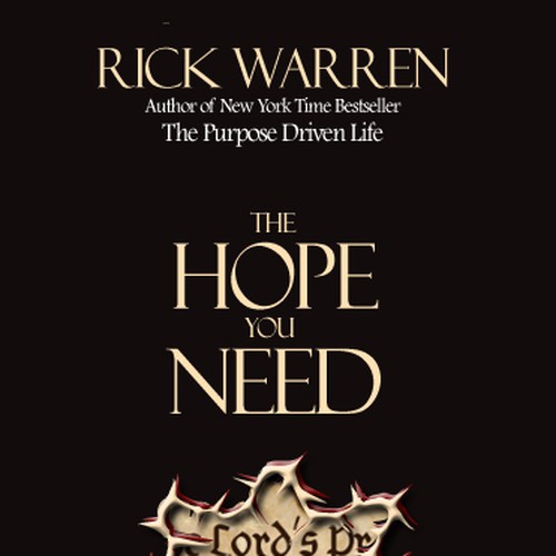 Design Rick Warren's New Book Cover Design réalisé par Nelinda Art