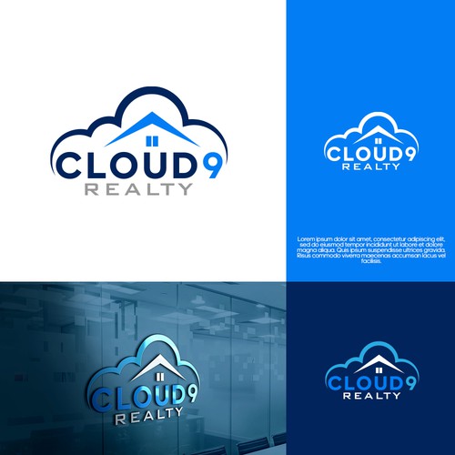 The sky is the limit. Please brand our dream logo for Cloud 9 Realty Design by hames11