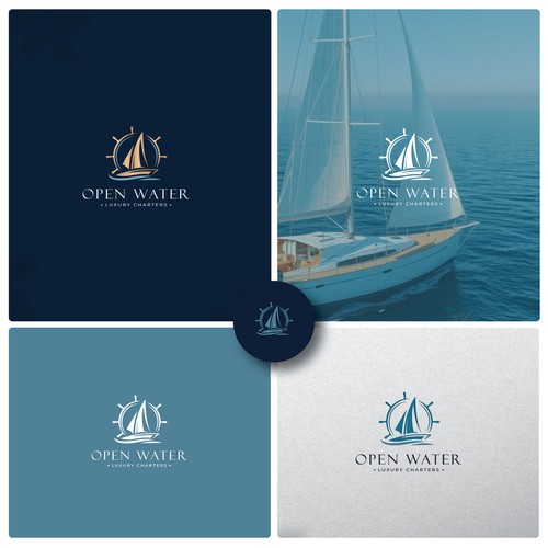 Luxury boat charter logo! | Brand launch pack contest | 99designs
