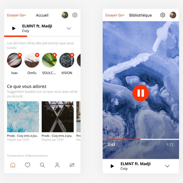 Soundcloud app - rework