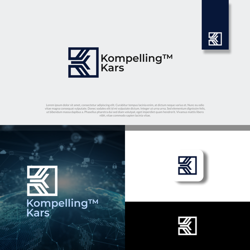 Kompelling™ Kars Brand Logo Design Réalisé par Deep Ocean ✨