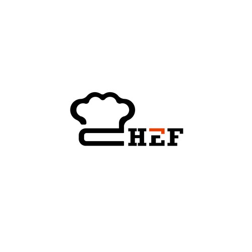 "CHEF": Food & Cooking Social Media Logo Design by Parbati