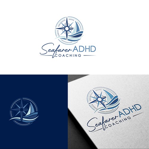Abstract sailboat logo to evoke navigation and adventure Design by pixelamazers