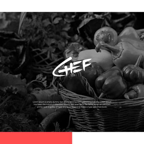 "CHEF": Food & Cooking Social Media Logo Design by ALPHA CREATION ✅