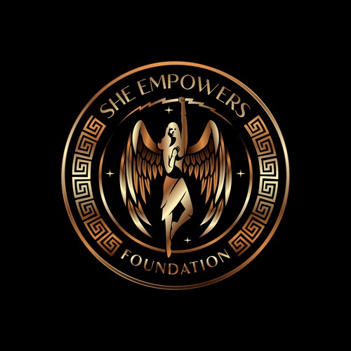 SHEempowers - luxurious design of a woman preferrably in some kind of a circle to appeal to women professionals Design by eMbo