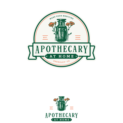 Vintage apothecary inspired logo for herbalist subscription box Réalisé par RobertEdvin