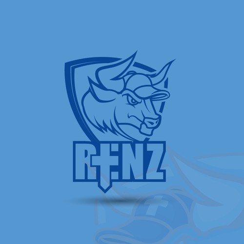 Character logo for Renz Design by Deel DL