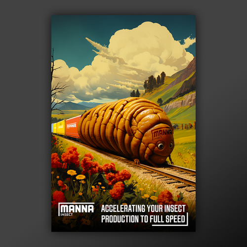 Designs | Insect farming poster design, vintage travel poster style ...