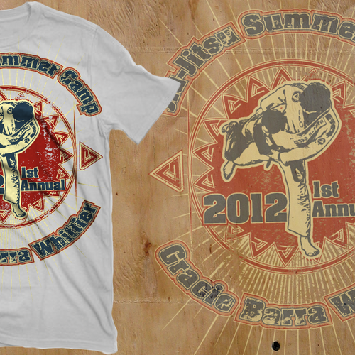 Jiu-Jitsu Summer Camp T-Shirt. Money Guaranteed! Rd. 1 ENDS SOON!! Design por dibu