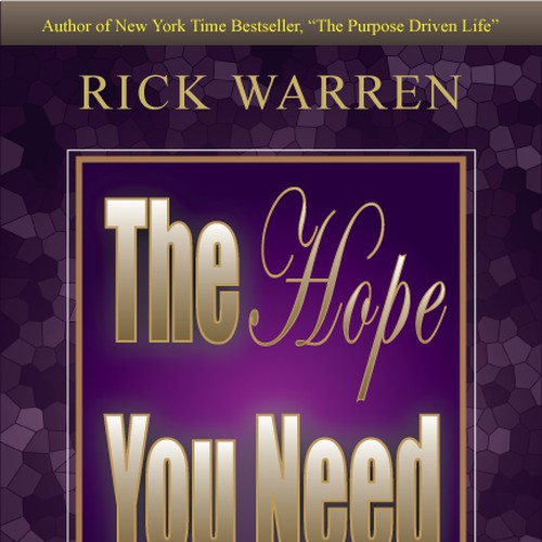 Design Rick Warren's New Book Cover Diseño de KamNy