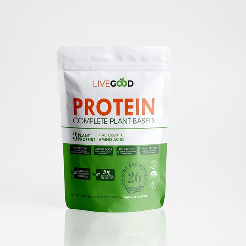 ***GUARANTEED PRIZE*** - LABEL DESIGN for Protein Powder -*****NEW***** Design by Gergana ®