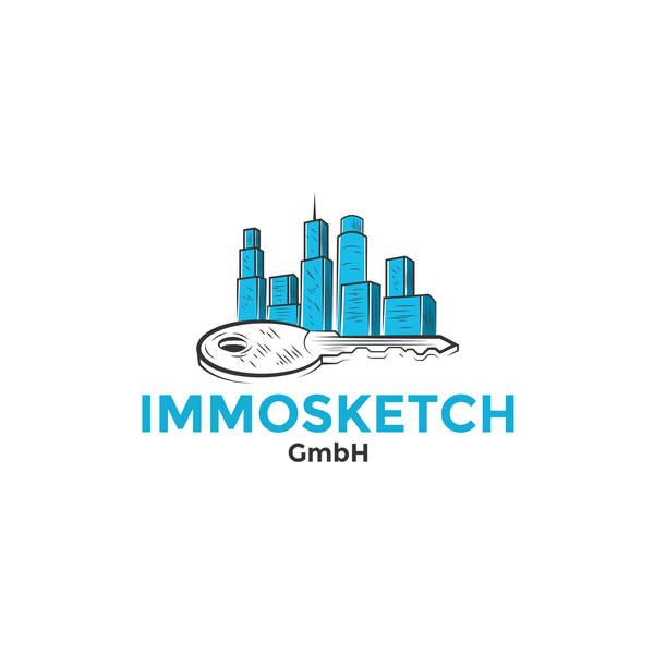 Real estate hand-drawn logo