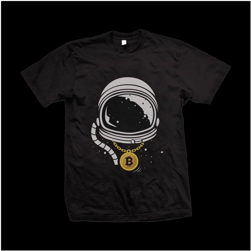 Pure Crypto Shirts to the MOON! Design by kngjrmy