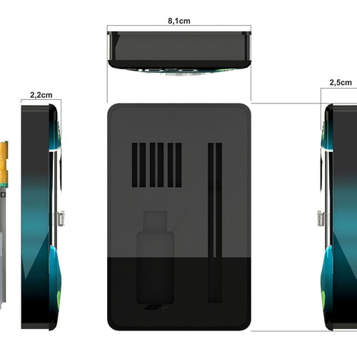 ►►► Sleek & Cool package design for new E-cig box Design by Mr.Lucky