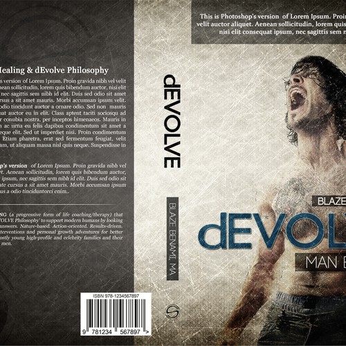 Book Cover Needed!!! Edgy, Masculine, Modern and Minimalistic for progressive self-help book for men Design by SilentRevolt