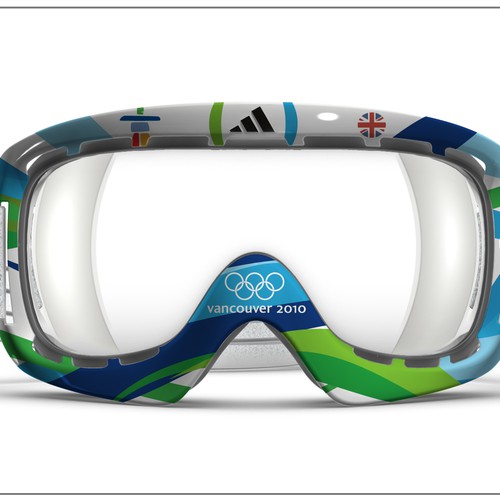 Design adidas goggles for Winter Olympics Diseño de goncalvestomas