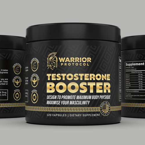 NEED a SUPERB design for men testosterone supplement Design by KS BOY