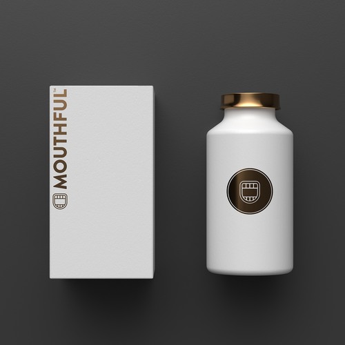 Strong, spunky yet clean logo for mouthful Design by Siapareza