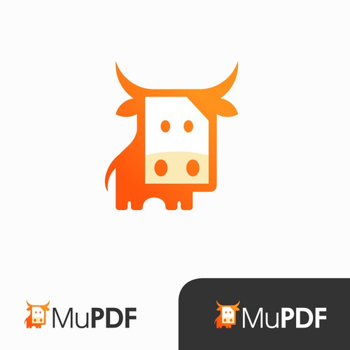 Design MuPDF's Next Logo - Minimalist Elegance or Stylized Cow? Design by ham7