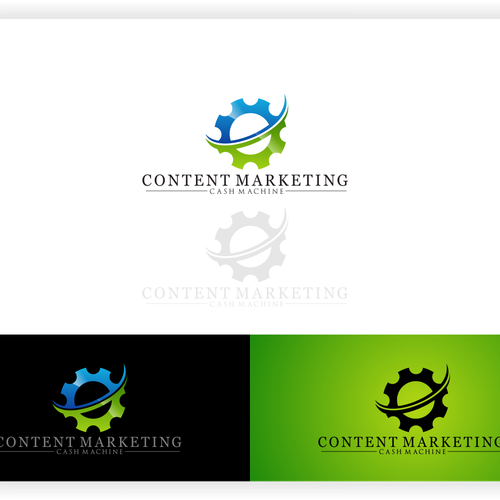 logo for Content Marketing Cash Machine デザイン by R08