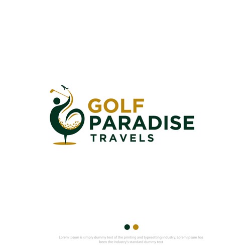 Design di We need a logo that encourage trust and willingness to play GOLF in PARADISE di 369 Design