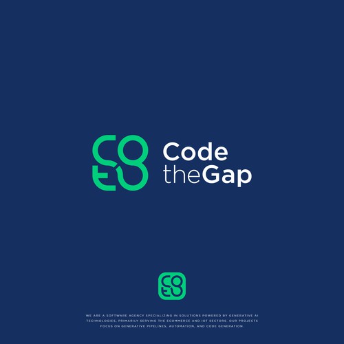 tech-inspired logo for software agency Design by NouNouArt