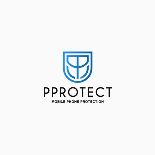 PPROTECT (Phone protect logo) (mobile cases and screen protectors) Design by P a r a d o x ⚡