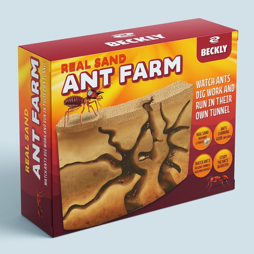 Eye Catching Ant Farm Box Design Design by Radmilica
