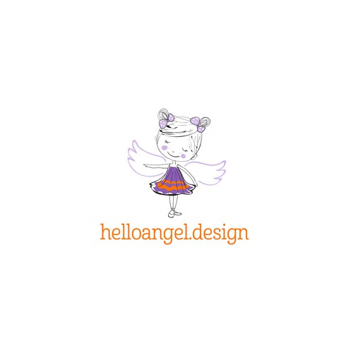 Design fun branding pack for little girl's dress brand (logo, biz card, clothing tag, shopping bag) Design réalisé par nemax