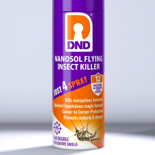 Design Design a standout label for a Super Effective Insect Killer Spray di P.D.S.