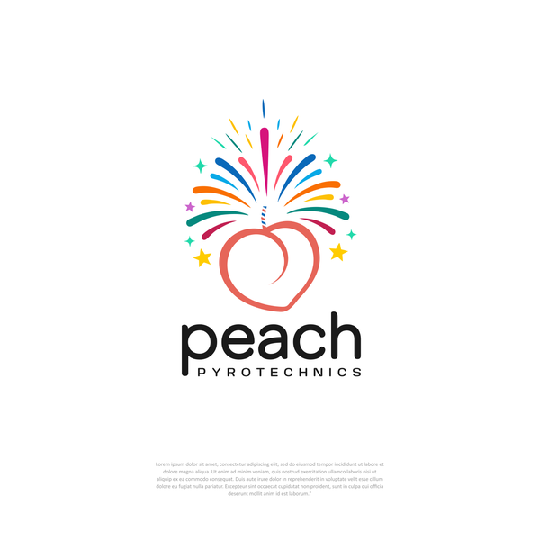 Colorful Concept for peach