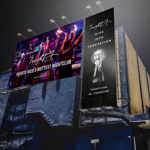 Billboard for a Nightclub and Gentlemen’s Club Design by SoftSkills