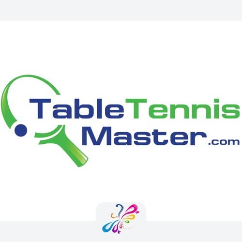 Creative Logo for Table Tennis Sport Diseño de Custom Logo Graphic