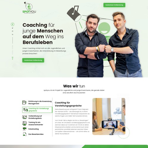 Web page design contest entry by OMGuys™